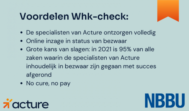 Laat de Whk-beschikking controleren (no cure, no pay) | NBBU